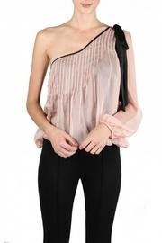  Blush One Shoulder