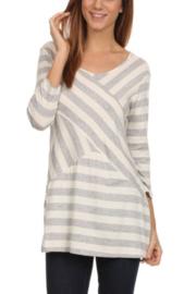  Stripe Jersey Top