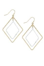  Double-layer Diamond Earrings