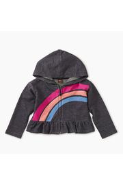  Rainbow Denim-like Zip Hoodie