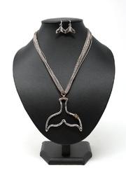  Whale Tail Necklace-set