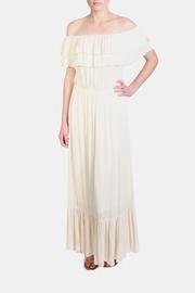  Ruffle Gauze Maxi Dress