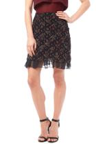  Embroidered Mesh Skirt