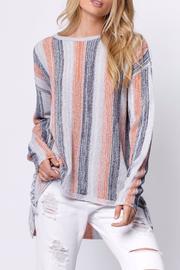  Striped Sweater Top
