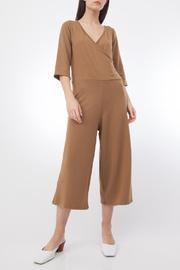  Cora Wrap Cropped Jumpsuit