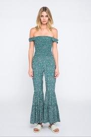 Off-shoulder Flower Jumpsuit