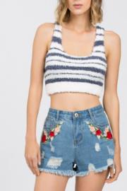  Berber Fleece Cropped Tank