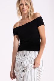  Beau Black Cropped Top