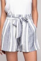  Striped Printed Shorts