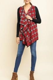  Plaid Lapel Vest