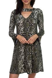  High Neck Choker Dress