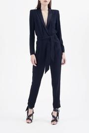 Padded Shoulder Jumpsuit