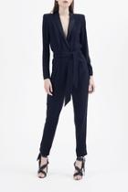  Padded Shoulder Jumpsuit