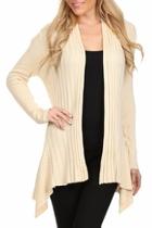  Diamond Back Open Cardigan