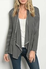  Black Stripes Cardigan
