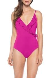  Mock Wrap One-piece