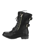  Black Combat Boots