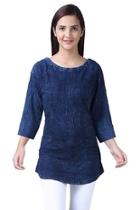  Indigo Cotton Top