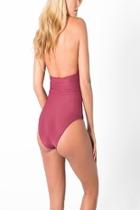  Mallot Halter Swimsuit