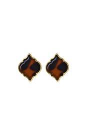  Tortoise Spade Earring