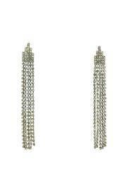  Rhinestone Tassel Earrings