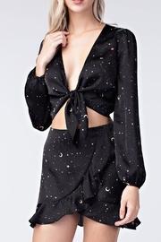  Celestial Tie Front Top