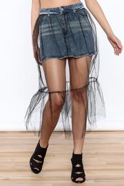  Denim Tulle Skirt