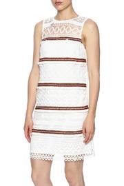  Embroidered Sleeveless Sheath