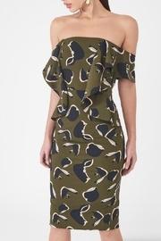  Folded Midi Dress