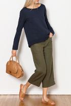  Luxe L/s Tie Back Top