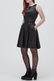 Black Satin Skirt