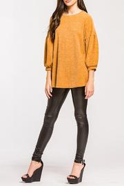  Chenille 3/4 Sleeve Top