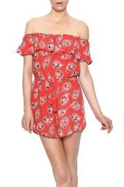  Red Paisley Romper