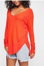  Orange Light-weight Sweater