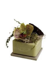 Lotis Blossom And Orchid Geo Wax Pottery