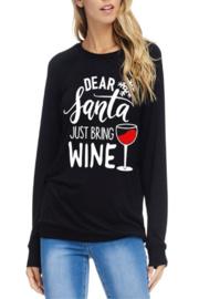  Just Bring Wine Sweatshirt