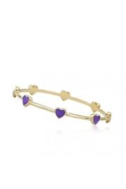  Lavender Hearts Bangle