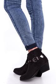  Rivets Black Booties