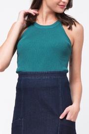  Teal Knit Tank