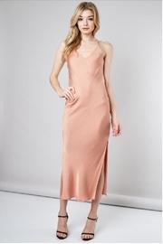  Rose-gold V-neck Dress