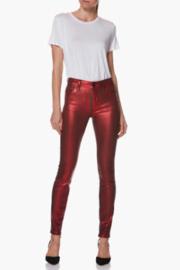  Red Galaxy Coated Skinny Jean