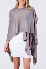  Bordeaux Cardi Wrap Poncho