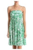 Printed Ruched Dress