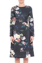  Mid-calf Floral Dress