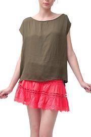  Olive Loose Top