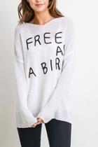  Free-as-bird Sweater