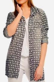 Skull Button-down Top