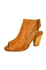  Leather Camel Bootie