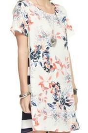  Floral T-shirt Dress