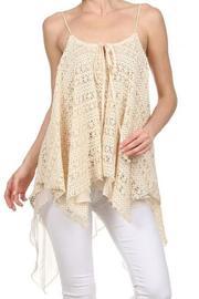  Asymmetrical Crochet Top